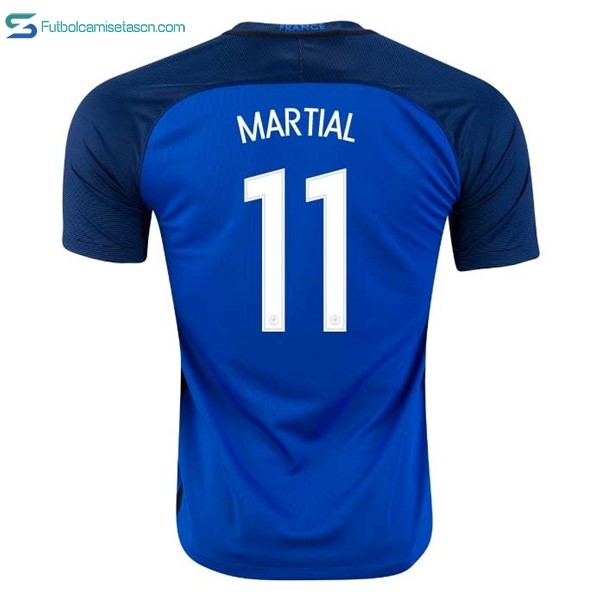 Camiseta Francia 1ª Martial 2016